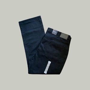 NWT Denver Hayes Black Straight Jeans 40 x 30